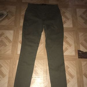 Olive jeans